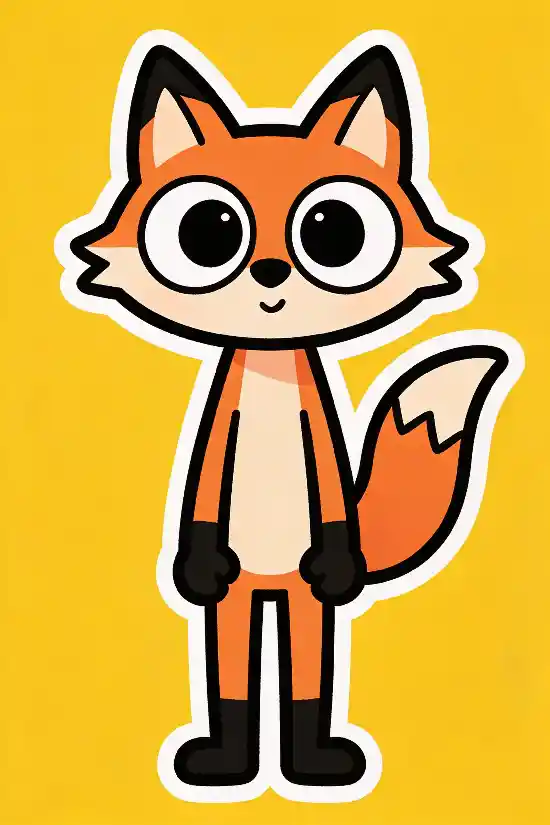 Cute Fun Animal Illustration AI Prompt – Cartoon Vector Character Generator – Kids Sticker & Printable Art Template – Digital Download thumbnail 2