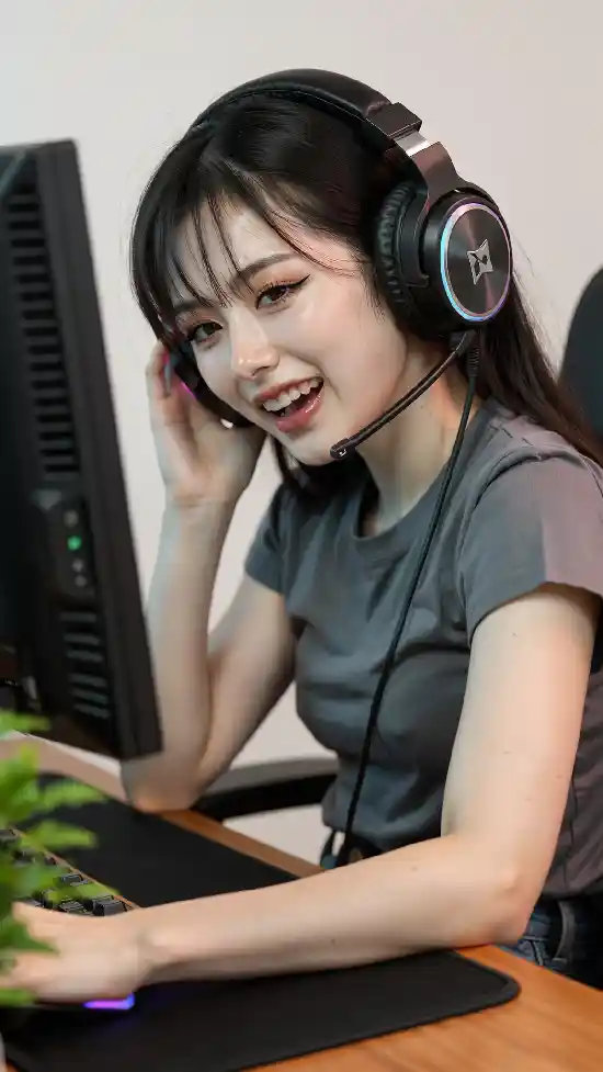 Yuki - Gamer Girl & Cyberpunk AI Identity Kit | Consistent Virtual Streamer Model | Streetwear, Tech & Anime Aesthetic | Twitch & TikTok Assets thumbnail 2