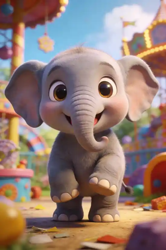 Cute 3D Animal Character AI Prompt Template – Whimsical Cartoon Render Generator – Colorful Fantasy Scene Creator – Printable Sticker Art Prompt thumbnail 4